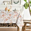 Artoid Mode Orange Pumpkins Leaves Autumn Table Cloth, Rectangular 140x220