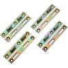 Rockler 4” x 5/8" Bed Rail Brackets (4-Pack) - Wrought