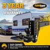 Adjustable Trailer Hitch Ball Mount with 6" Drop/Rise Fits 2"