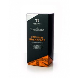 Tregothnan English Breakfast Tea Caddy ,Box of 14 Individual Loose Tea Servings, 42 g