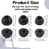 Memory Foam Earbud Tips Set, 3 Sizes Ear Tips Compatible