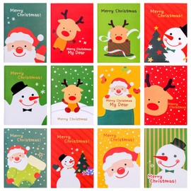 24 Stücke Mini Notizblock Weihnachten, Kleines Notizbuch, Weihnachten Cartoon Notebook, Mini Weihnachten Notizblock Kinder, Kleinigkeiten für Adventskalender Kinder, Weihnachten Geschenke Kinder