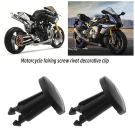 eMagTech Pack of 20 Motorcycle Trim Clips Replacement 90683-GAZ-003 Compatible with Honda Motorcycle Trim Decoration Clip Made of Plastic
