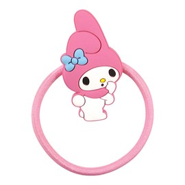 Tee's Factory Sanrio SR-5537621MM Rubber Hair Elastics, My Melody, Φ1.8 x D0.2 inches (4.5 x 0.4 cm)
