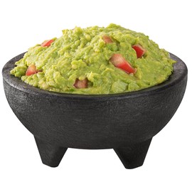 Restaurantware 10 Ounce Salsa Bowl, 1 3-Legged Design Molcajete Bowl - Microwave-Safe, Dishwasher-Safe, Black Plastic Salsa Bowl, Break-Resistant, For Sauces, Dips, Nuts, Candy, Or Condiments