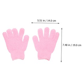 Healvian 6pairs Exfoliating Bath Gloves for Deep Cleaning Shower Scrubber for Dead Skin Removal Comfortable for Body Care