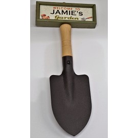 tlm wholesale Welcome to Jamie's garden hanging shovel sign