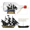 SAILINGSTORY Pirate Ship in a Bottle Ship Model Black Pearl