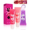 Lip Oil Set, 3 Pcs Hydrating Nourishing Long Lasting High
