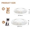 JOYELF Donut Dog Bed Cat Bed for Large Dogs, Calming