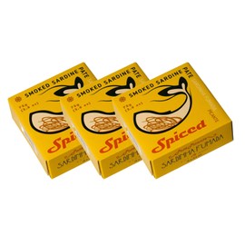 Portuguese Smoked Spiced Sardine Pate | B Vitamins, Omega-3 | Tinned Seafood by Ati Manel | 3 x 75g Cans