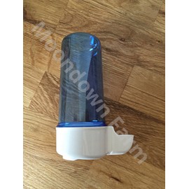 Moondown Farm 10 x 110cc Cage Drinkers Blue Anti Algae for Finches, Canary, Budgies etc