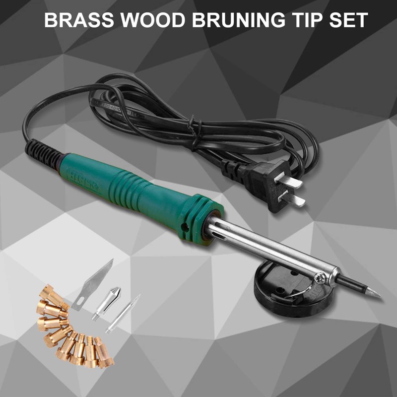 Pack of 23 Craft Wooden Pen Tips Stencil Soldering Pyrography
