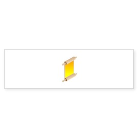 CafePress Rolling Pin Scroll Bumper Sticker 10"x3" Rectangle Bumper Sticker Car Decal (10 Pack)