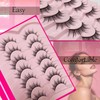 Natural-looking Manga Eyelashes for Fancy Dress & Everyday, False Eyelashes,