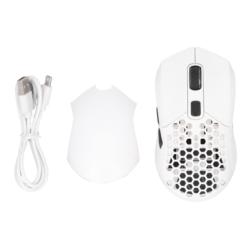 Wireless Mouse 2.4G Or BT5.1 Adjustable DPI Hollowed Out RGB