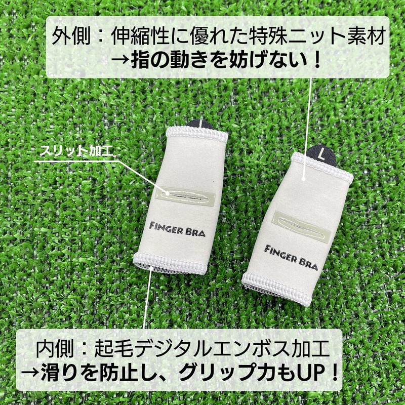DAIYA GOLF Bunion Prevention Item Finger Brace Size L Grey