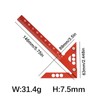 Bebochoi 90° Centre Finder, Centring Angle, Carpenter's Angle, 45° 90°