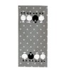 Tablecloth, table runner, cushion cover, embroidery, appliqué, sheep, grey, white