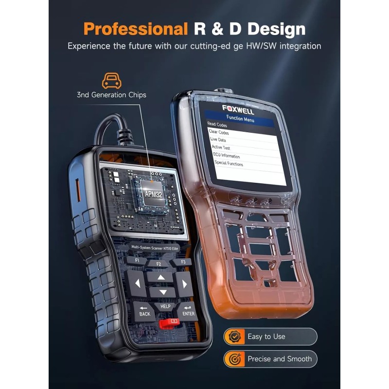 FOXWELL for CHRYSLER Car All System Active Test OBD2 Scanner