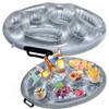 Baanfly Inflatable Floating Drink Holder, Hot Tub Accessories, 8 Holes