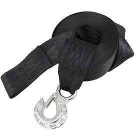 WavesRx 2" x 20' Boat Trailer Winch Strap Replacement with Marine Grade Stainless Steel Hook | 5,500 lbs (2.5T) Capacity for Safe & Secure Retrieval, Launching & Transporting of Your Boat or Pontoon