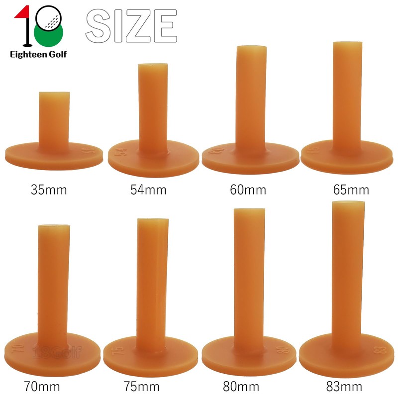 Golf Rubber Tees for Golf Practice Permanent Tees for Practice