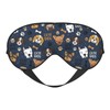 Cute Dog Sleep Mask Breathable Soft Eye Mask for Sleep