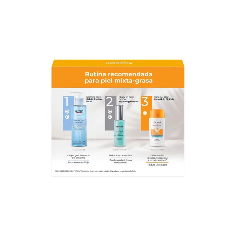 Eucerin Pack Sun Face Hydro Fluid Fps50+ 50ml Mate +dermato