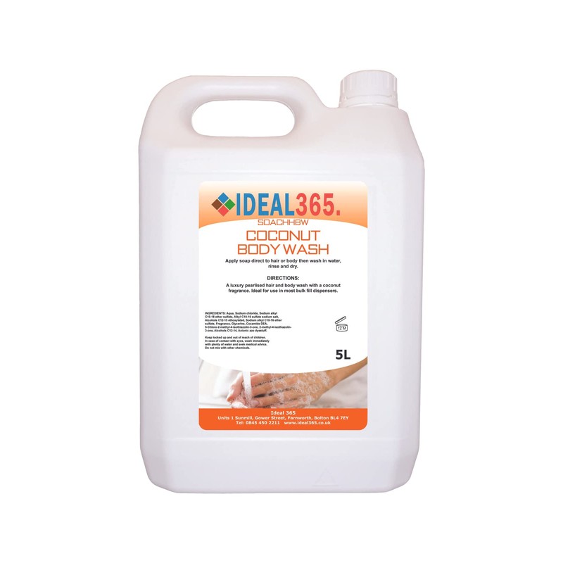 IDEAL 365 Coconut Hand Hair And Body wash 5 Litres