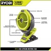 RYOBI USB Lithium Cordless Misting Clamp Fan Kit with USB