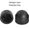 LUORNG 30PCS Outer Round Inner Hexagon Screw Cap Cover Set