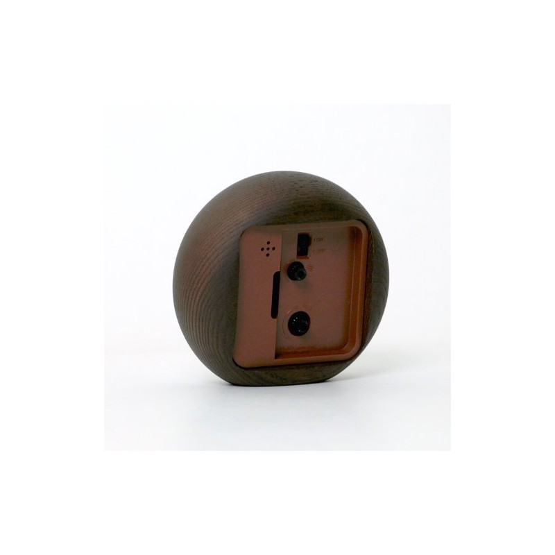 レムノス 置き時計 アラーム時計 レスト 丸 ブラウン rest LA13-12 BW Lemnos