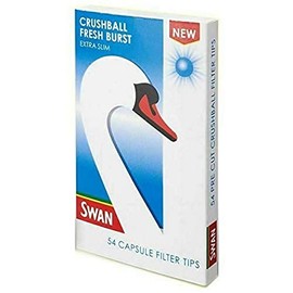 Swan Fresh Burst (Peppermint) Crushball Extra Slim Filter Tips (10)