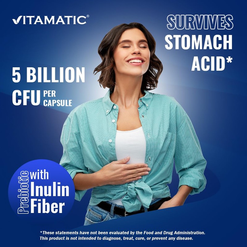 Vitamatic Vitamatic Lactobacillus Rhamnosus 5 Billion per DR Capsule (10