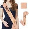 CIEHER Rose Gold Birthday Sash Birthday Girl Sash It's My