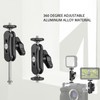 Mini Articulating Arm with Dual Ball Head 1/4in Screw Hole