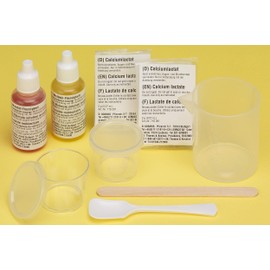 Thames & Kosmos Molecule Beads STEM Experiment Kit | Turn Liquids into Huge, Squishy, Slimy Molecules! | Learn About Polymers | 3-Language Instruction Manual (English, French, Spanish)