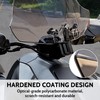 SAUTVS Dark Tinted Wider Adventure Adjustable Windshield for Can-Am Ryker,