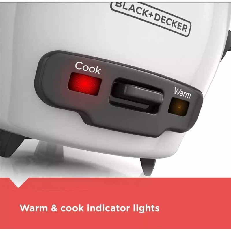 BLACK+DECKER Rice Cooker 14-Cup (Cooked) with Steaming Basket - NEW