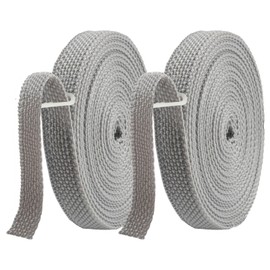 2 roller shutter webbing, 6 m grey roller shutter strap, heavy duty 14 mm, belt roller shutter belt, UV resistance, high tear resistance, webbing for roller shutters and blinds