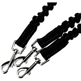 F Season Black 3 Way Dog Lead No-Tangle Triple Coupler Dog Walking Leash Lead Rope Strap for Walking One, Two, Three Dogs