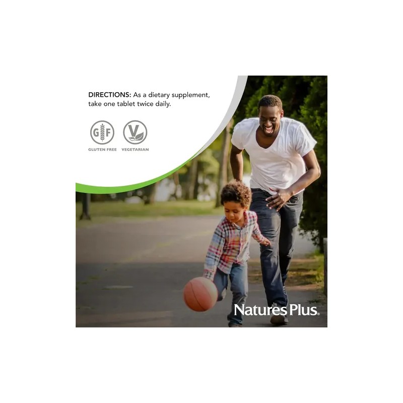 Magnesio NaturesPlus 200 mg Magnesium Supplement for Bone Muscle Health,