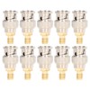 10Pcs RF Coaxial Adapter Cable Connector SMA Female to BNC