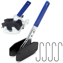 Brake Piston Reset Tool Car, Brake Caliper Press Tool 360° Brake Piston Reset Tool with Ratchet Function, Brake Reset Tool with 4 Brake Pad Replacement Hooks for Repair of Car Brakes