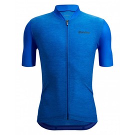 Santini Colore Puro Short-Sleeve Jersey - Men's Royal, S