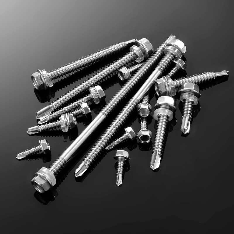 FCZDQ #8 x 2 Self Tapping Screws for Metal 410