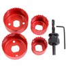 Dekton 6 Piece Holesaw Kit-high-speed Steel, Precision-cut Teeth| Ideal For