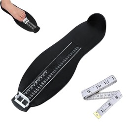 Foot Measuring Device, Shoe Size Meter, Shoe Sizes Measure Sizes with 1 Tape Measure Feet Shoe Measuring Device Children Shoe Size Measurement Foot Measuring Device Children for EUR UK Shoe Gauge
