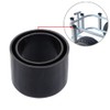 8 Pcs Black Rubber Fishing Rod Holder Tube Insert Protector,